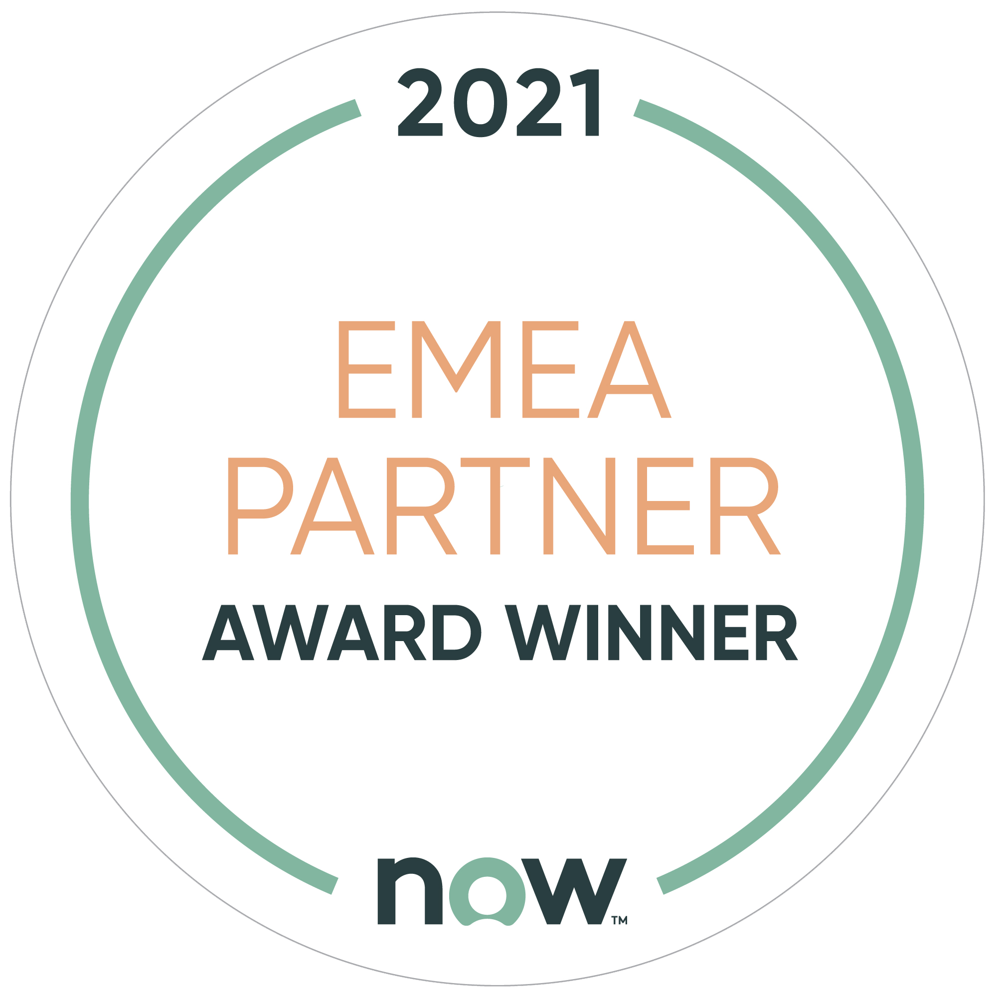 Devoteam's awards: ServiceNow - EMEA Partner Award Winner 2021