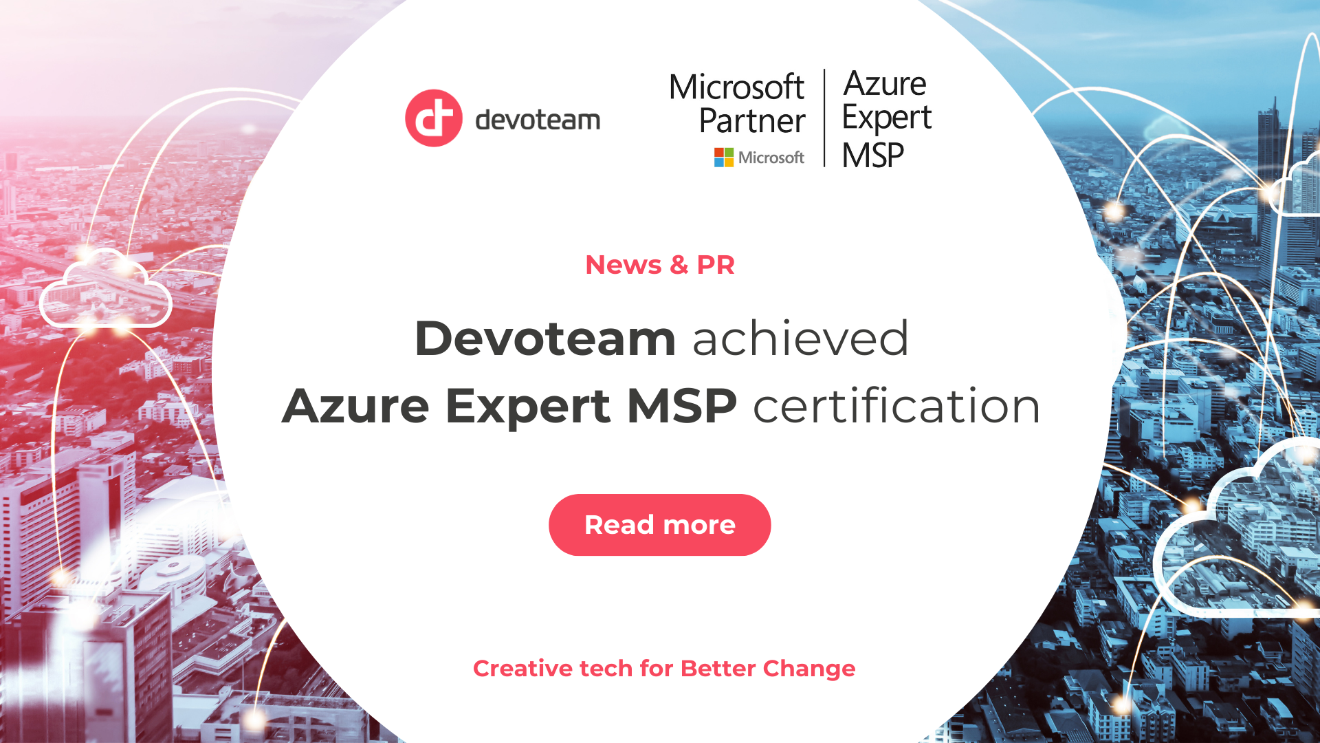 Devoteam achieved Azure Expert MSP certification again