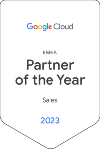 Devoteam's awards: Google Cloud - EMEA Partner of the Year - Sales 2023