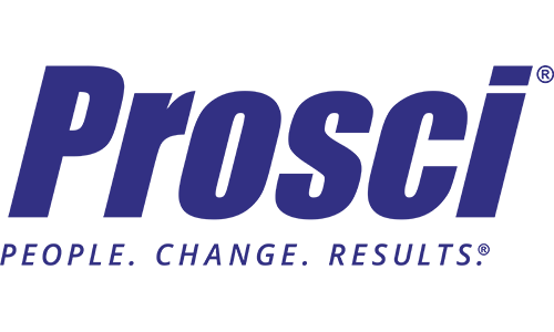 Prosci logo: A leading change management methodology used in Microsoft Copilot adoption.