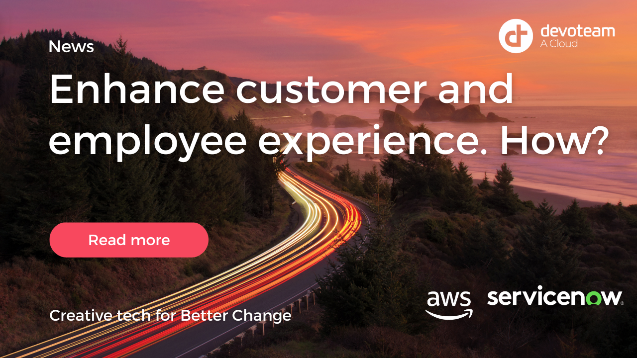 Devoteam can help integrate Amazon Connect and ServiceNow platforms for a omnichannel experience.