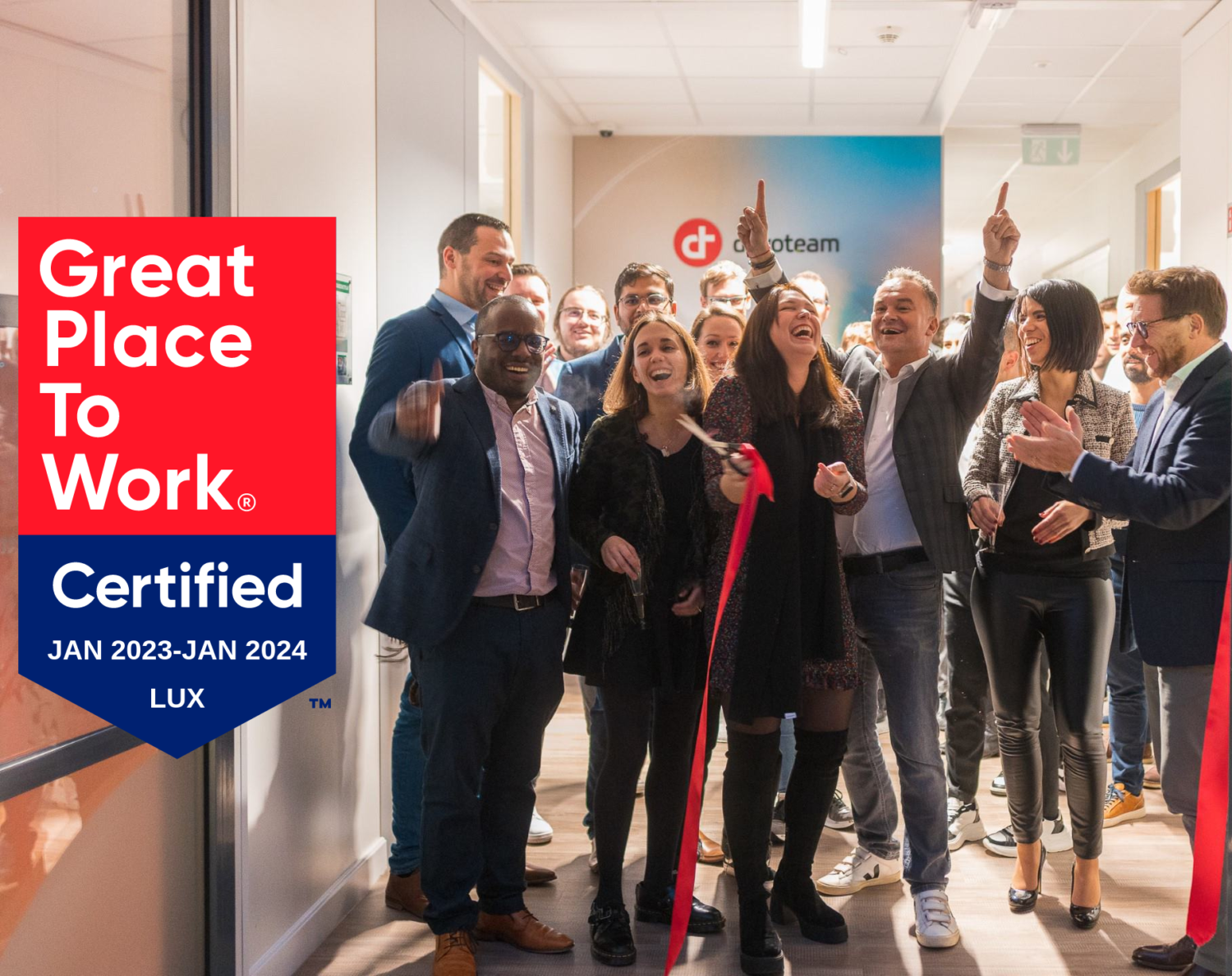 Devoteam Luxembourg, for the 4th time certified as a Great Place to Work!