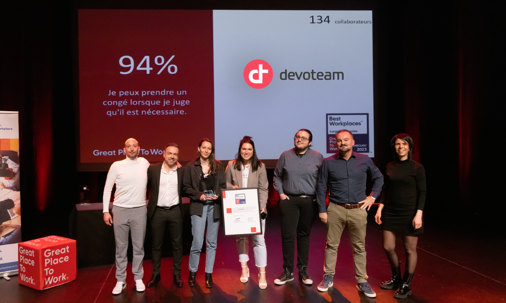 Devoteam awarded Best Workplaces in Luxembourg