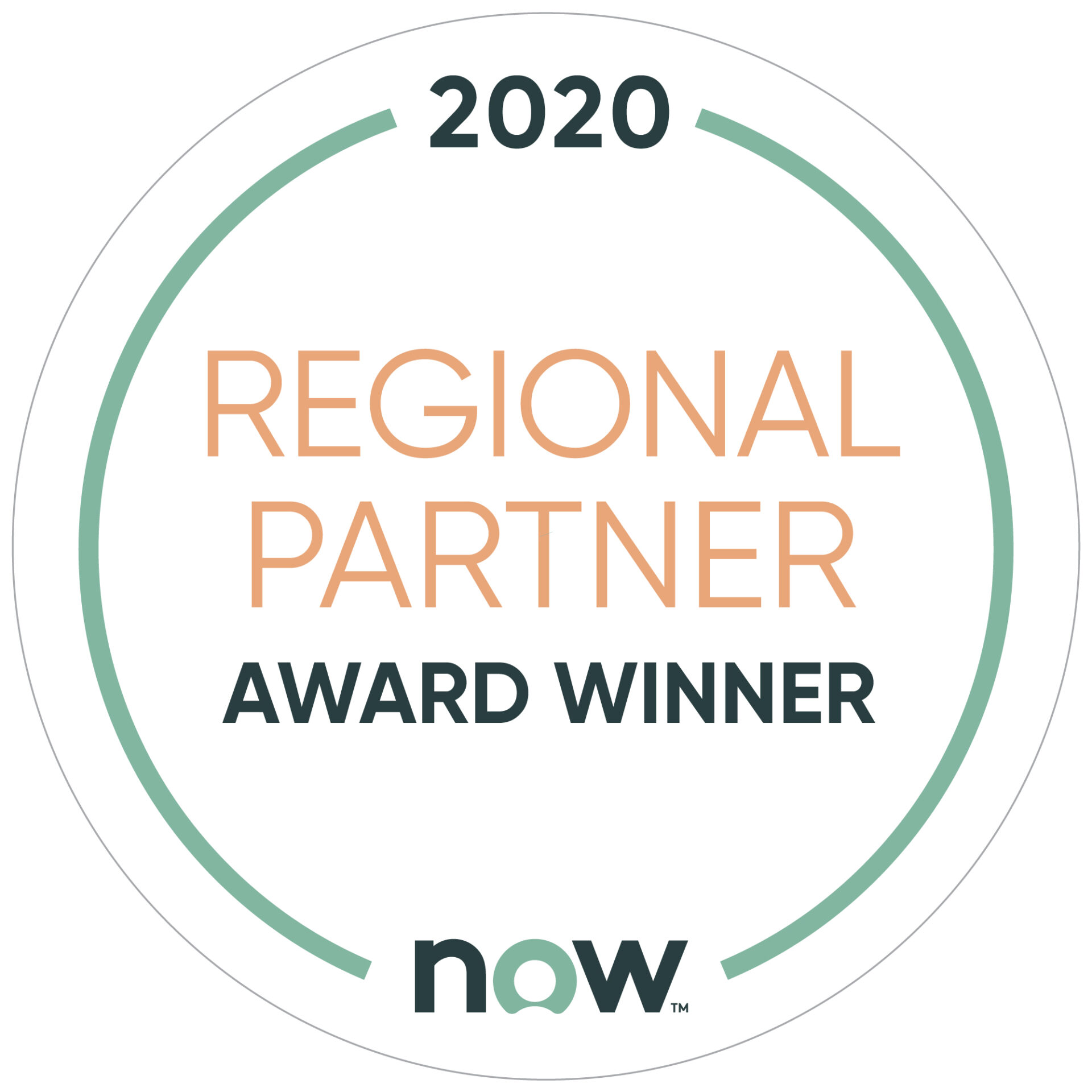 2020 Regional Partner - Award Winner - ServiceNow