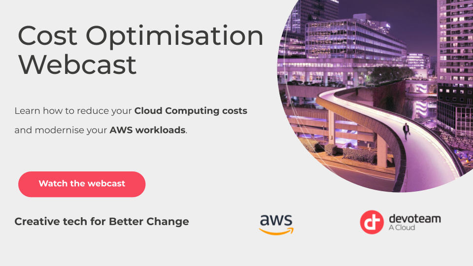 Cost Optimisation with AWS Webcast on demand