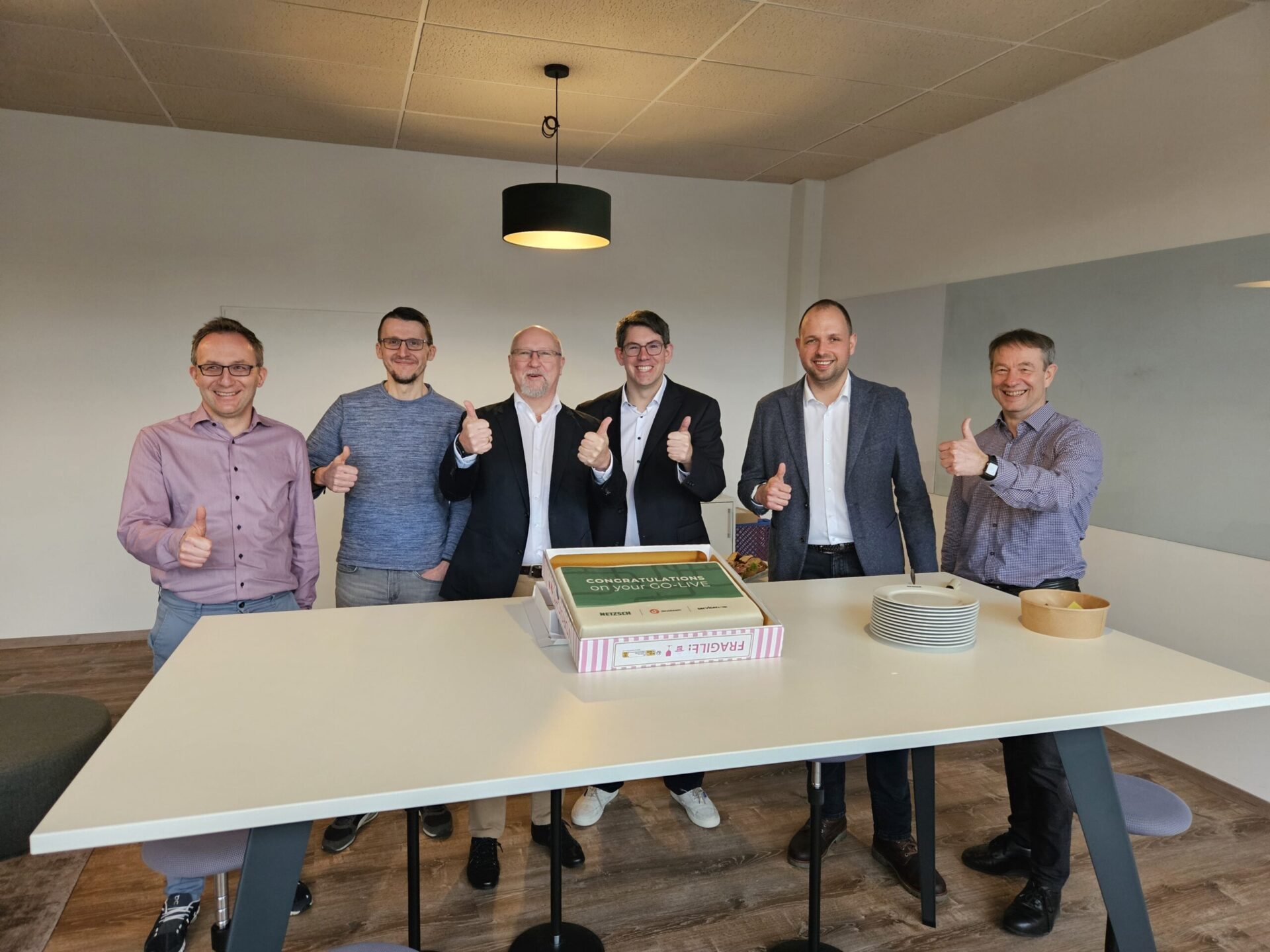 Celebrating a Milestone with Netzsch: Successful Go-Live with a Sweet Touch