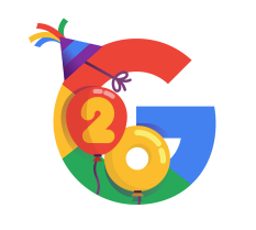 20 Years of Google – Happy Birthday Google!