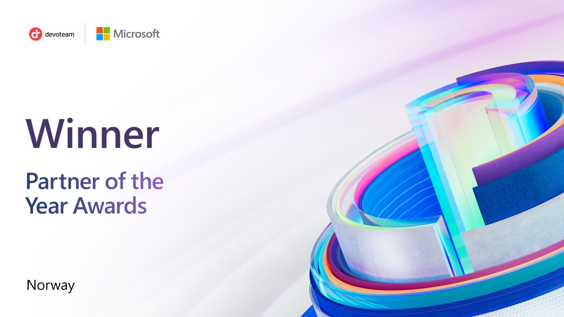 Devoteam is Microsoft Partner of the Year in Norway