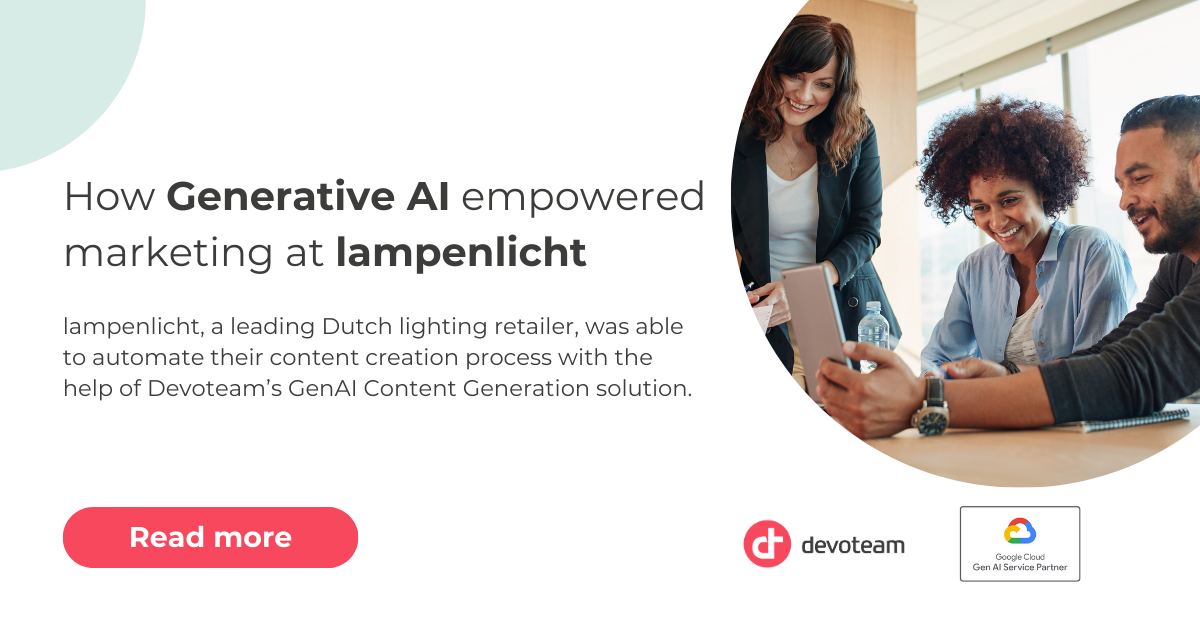 How generative AI empowered marketing at lampenlicht