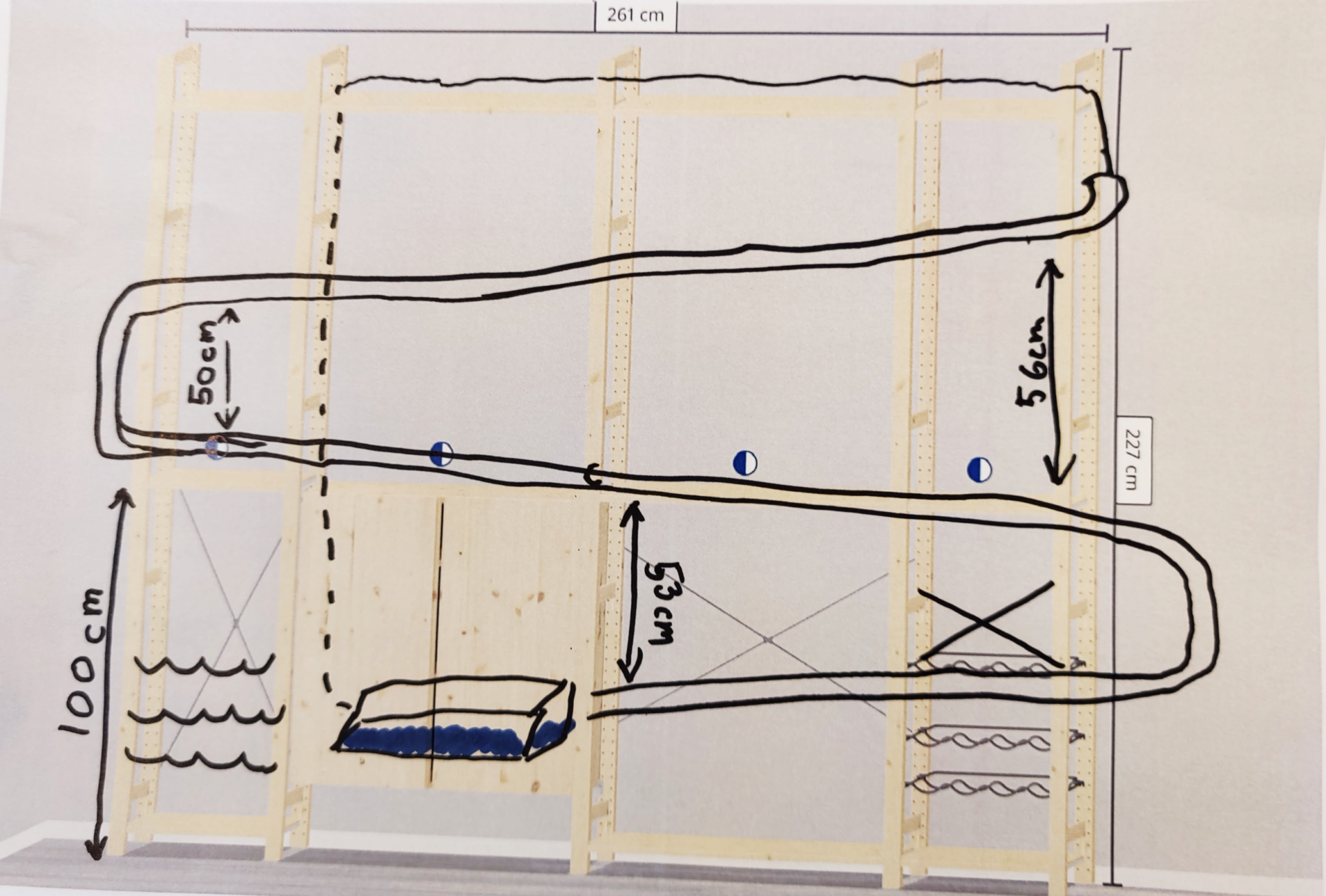 This is the finished blueprint based on the problems set underneath. A few weeks later a group of passionate Jaywayers got together and built it - Stay tuned for part 2 of the series!