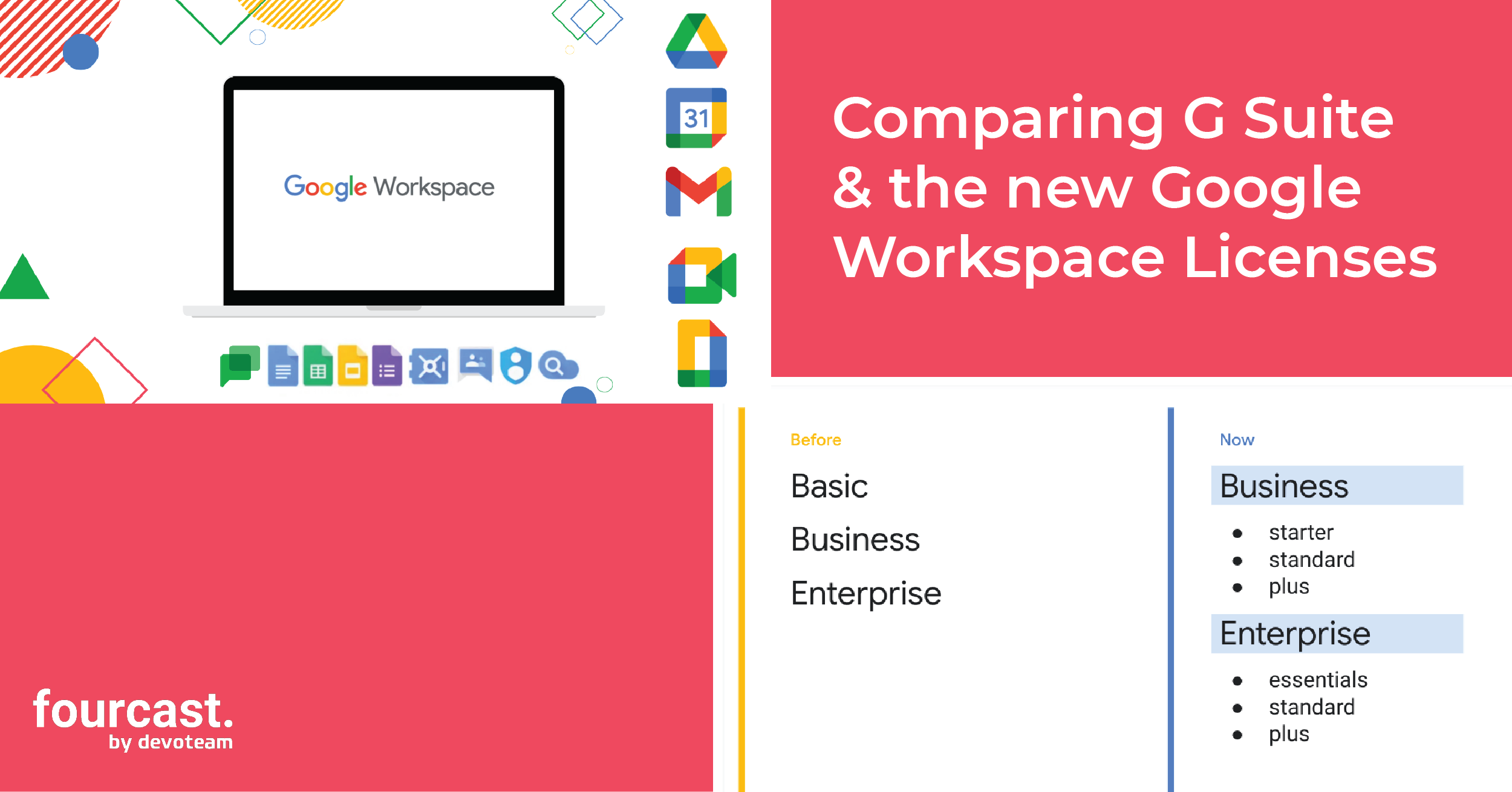 5 FAQ’s on the new Google Workspace licenses & G Suite comparison