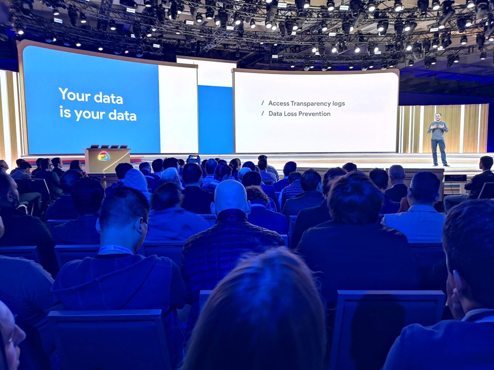 data security GCP Next 19