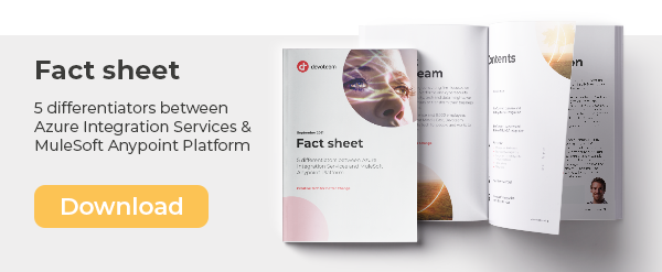 5 differentiators between Azure Integration Services and MuleSoft Anypoint Platform