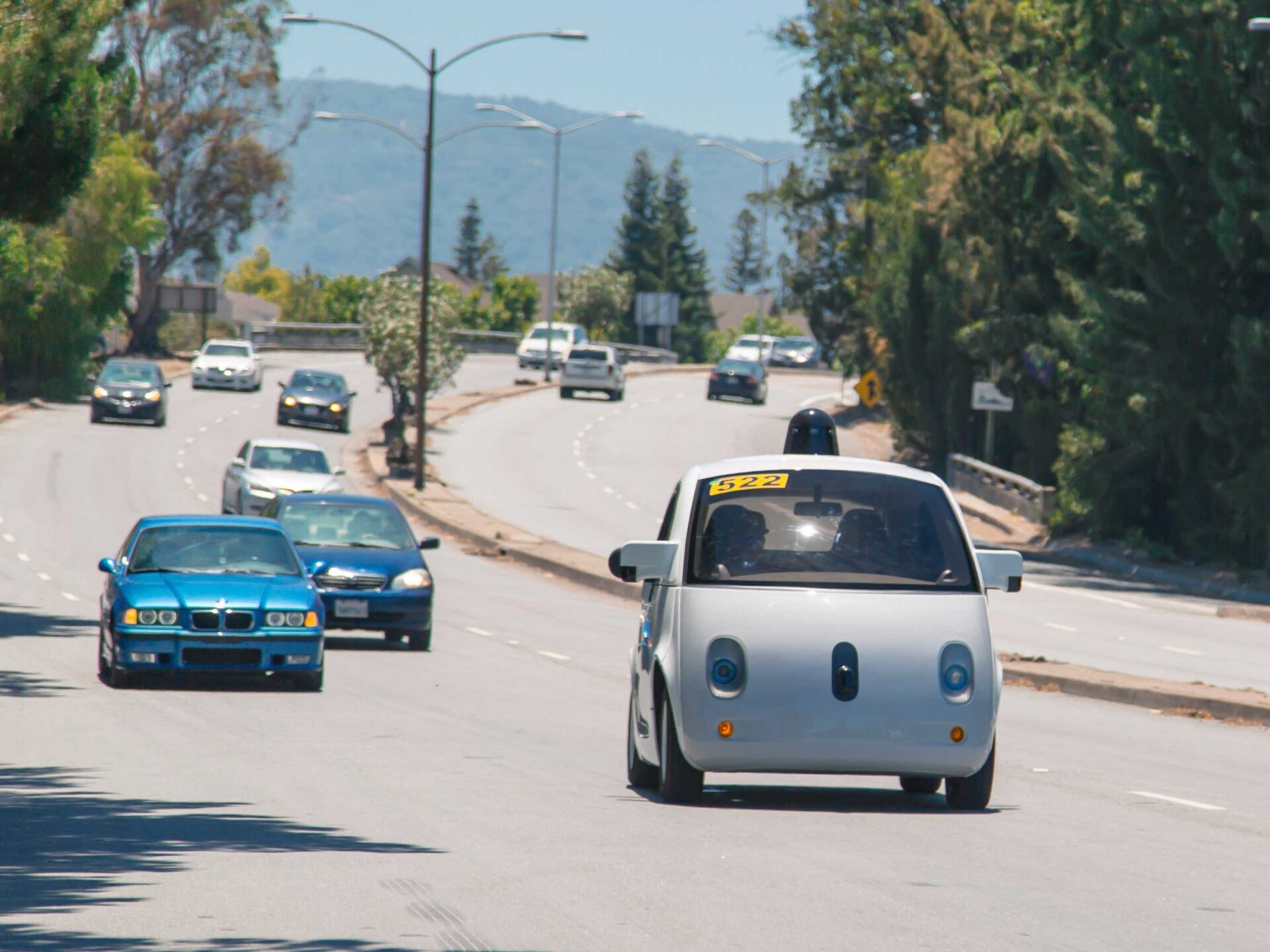 Google's self-driving car. Source: businessinsider.com